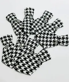 犬用ネクタイ トリミングチョーカー 黒千鳥