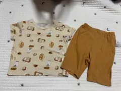 美品！UNIQLO ユニクロ ベビー パジャマセット 80サイズ パンどろぼう