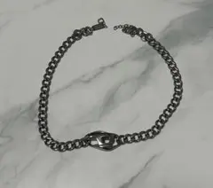 DIESEL ブレスレット オーバルD シルバー 箱・保存袋付 美品 - メルカリ