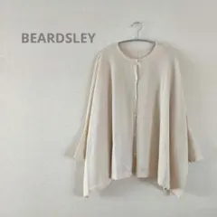 BEARDSLEY リネン ドルマンニットカーディガン ベージュのサムネイル
