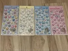 しずくちゃん　ボンボンドロップシール　大　4点