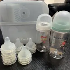 哺乳瓶 ニップル 除菌じょーず セット pigeon combi