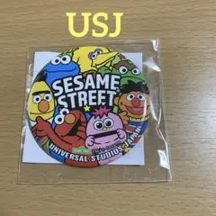 USJ セサミストリート 缶バッジ