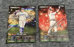 プロ野球スピリッツA ネビン　岡林勇希　2枚セット