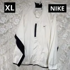古着 NIKE ナイキ ナイロンジャケット タイガーウッズ ホワイト XL