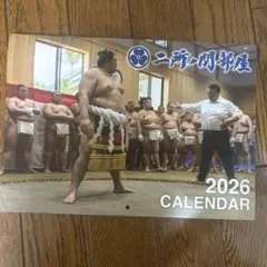 2026年 二所ノ関部屋相撲カレンダー 壁掛け式 - メルカリ