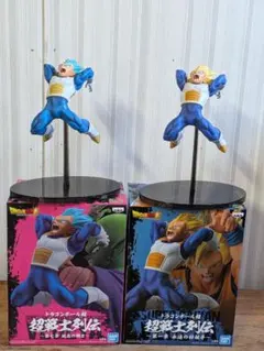 ドラゴンボール 超戦士列伝 ベジータ フィギュア 2種セットのサムネイル