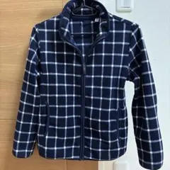 キッズ フリースジャケット ネイビー 150
