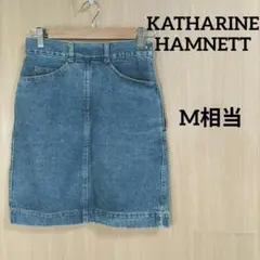 KATHARINE HAMNETT✨デニムタイトスカート M相当