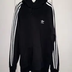 adidas ブラック パーカー XL