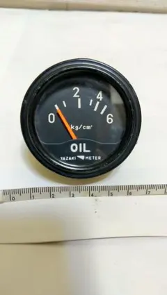 YAZAKI METER 油圧計 本体 0-6 kg/cm² - メルカリ