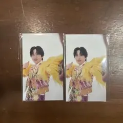 吉田仁人 トロピカル衣装 LOVE ENG!NE 自撮りトレカ M!LK 2枚