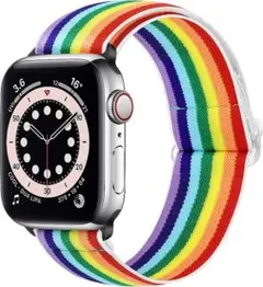 ✨人気商品✨Apple Watch 弾性バンド スポーツループ交換バンド