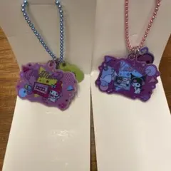 サンリオキャラクターズじゃらじゃらキーホルダー　メロクロセット