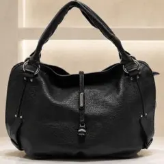 CELINE Bittersweet Leather Handbag Black