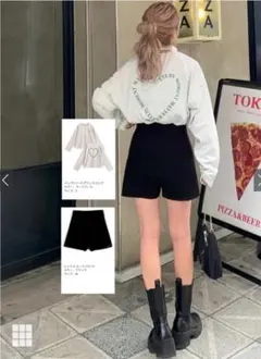 ニットパンツ ショートパンツ