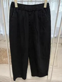 サマンサモスモス ブラック イージーパンツ ワイドパンツ