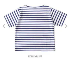 ORCIVAL ボーダー 半袖 Tシャツ エクリュ×ブルー 1のサムネイル