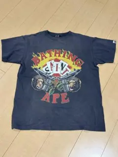 サイズS SAINTMxxxxxx A BATHING APE Guns Tee