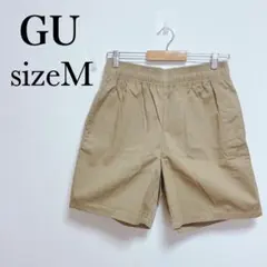 美品◆GU シェフショーツ　ショートパンツ【M】カジュアル　ベージュ