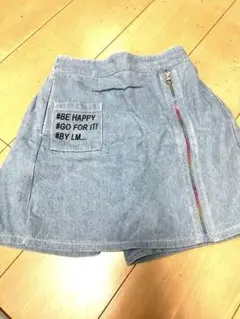 4\14値下げキッズ　140 キュロット　スカート