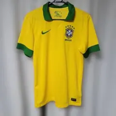 【コンフェデ全勝優勝モデル・襟付き 】ブラジル代表 ２０１３（H）NIKE