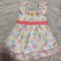 女の子用花柄ワンピース水着 120センチ