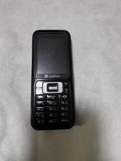 SoftBank 731sc ブラック 携帯電話 1.3MPカメラ