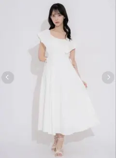 Herlipto ワンピースTroncais Puff Sleeve Dress - メルカリ