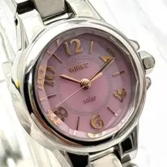 SEIKO　ソーラー　極美品　腕時計　レディース　V111-0AH0　ワイヤードのサムネイル