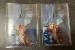 鬼滅の刃　無限列車編　WEBSHOPくじ　D賞猗窩座　クリアカードセット　2枚