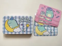すみっコぐらし　とかげ　缶ケース ステッカーセット