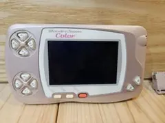 【ジャンク】ワンダースワンカラー パールピンク 本体（WSC-001）部品取り用