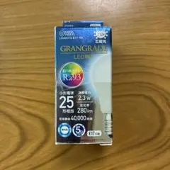 OHM GRANGRADE LED電球 LDA2D-G-E17 RA