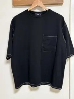 【HARE 】　ブラック Tシャツ　ポケット付き