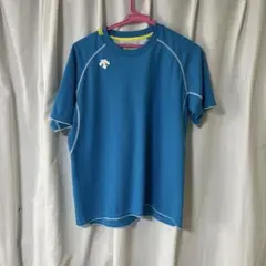 DESCENTE 半袖Tシャツ ブルー スポーツウェアのサムネイル