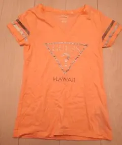 限定 GUESS HAWAIIロゴTシャツXS/TP ネオンオレンジ レディースのサムネイル