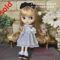 ネオブライスアウトフィット♡刺しゅう♪アイスグレーお出掛けワンピース