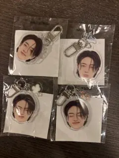 TREASURE 顔アクキー 4個 喜怒哀楽 ハルト HARUTO コンプセット