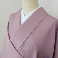 高級洗える着物専門店 東京きもの英 サーモンピンク色無地単衣着物 高級洗える着物専門店 東京きもの英 サーモンピンク色無地単衣着物