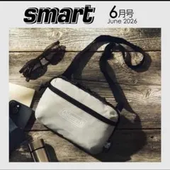smart 6月号 Coleman 背面メッシュ＆キーフック付きショルダーバッグのサムネイル