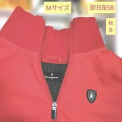 Munsingwear ゴルフジャケット レッド Mサイズナイロンジャケット