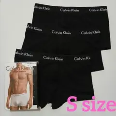 Calvin Klein ボクサーパンツ Sサイズ 3枚セット 黒