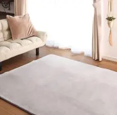 フリース グレーラグ 大きめ