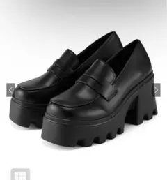 GRL レザー厚底ローファー ci463