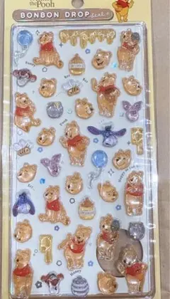 ボンボンドロップシール くま