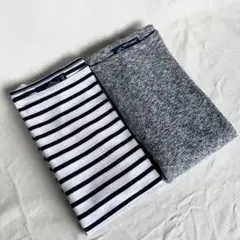 【2枚セット】セントジェームス/ウエッソン-長袖-メランジェ/モーレ-七分/T3