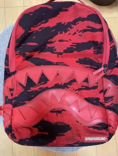 SPRAYGROUND シャーク バックパック レッド カモフラ