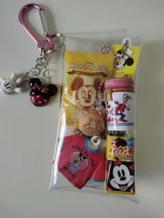 ディズニー ガチャ詰めポーチ　クリアポーチ③