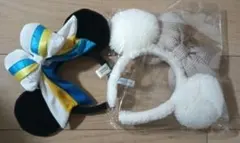 ディズニー　ミニー カチューシャ 2本セット